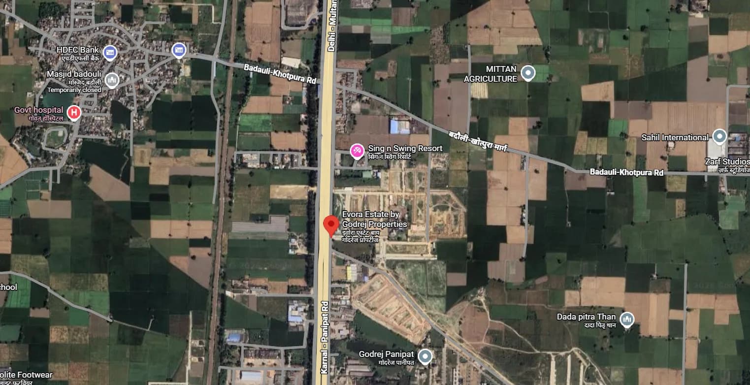 Godrej Evora Estate site plan