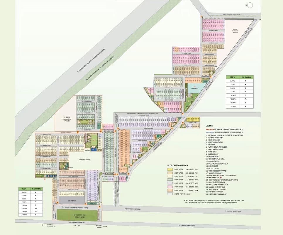 Godrej Evora Estate master plan