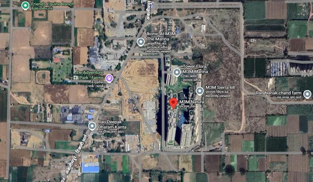M3M Natura site plan