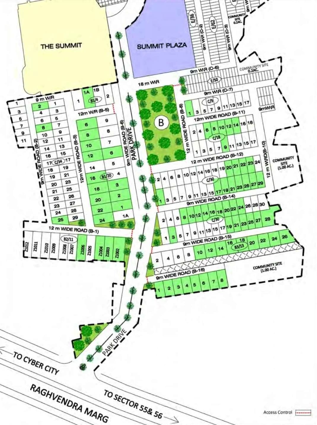 DLF The Grove site plan