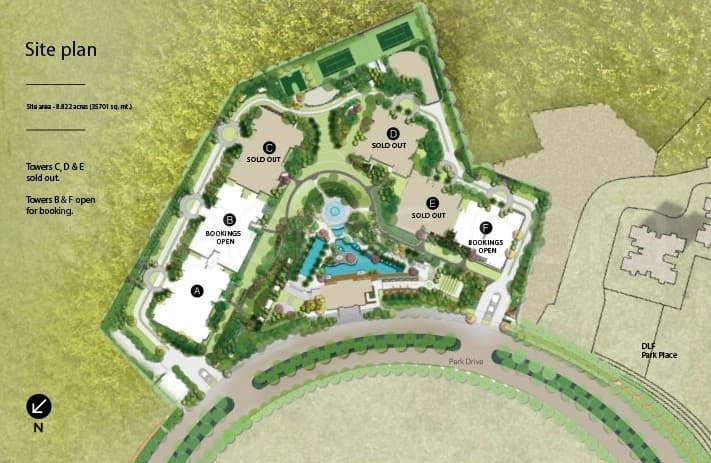 DLF The Crest master plan