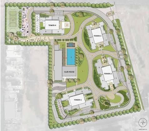 Emaar Amaris site plan