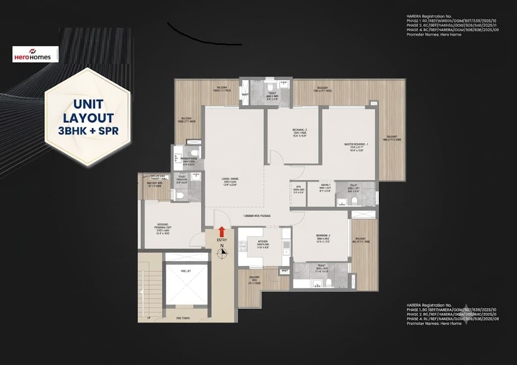 Hero Homes The Palatial floor plan