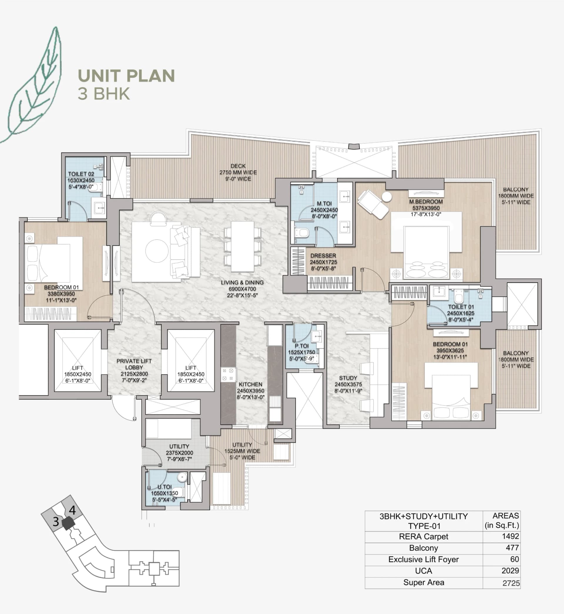 HCBS Twin Horizon floor plan