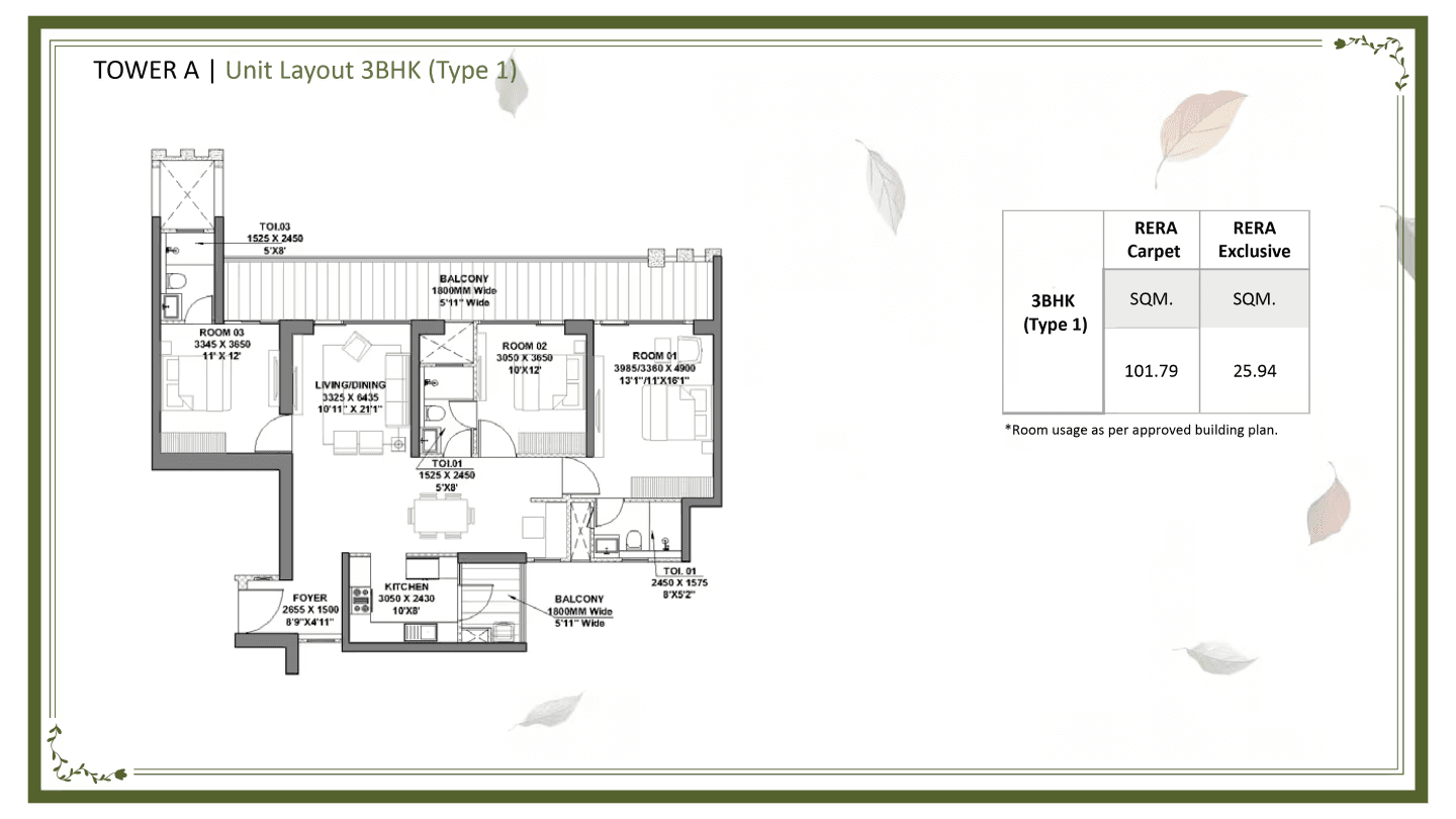 Godrej Vrikshya floor plan