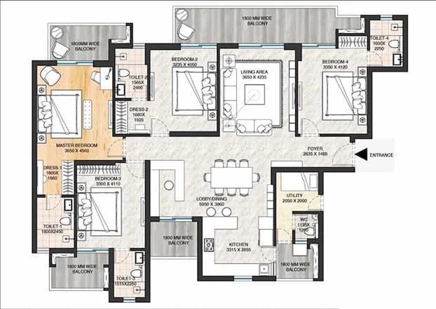 Ats Homekraft Sanctuary 105 floor plan