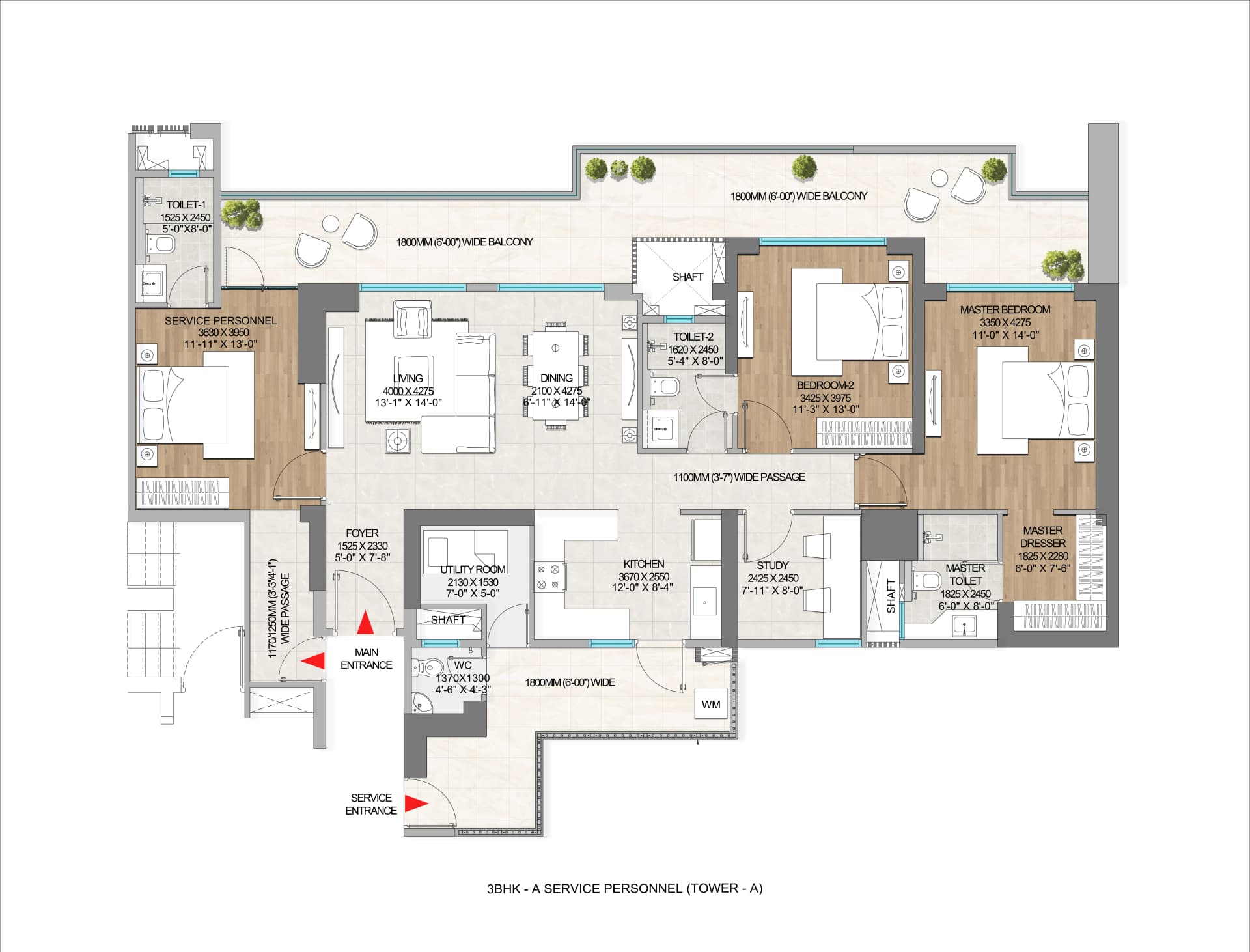 Adani The Mark floor plan