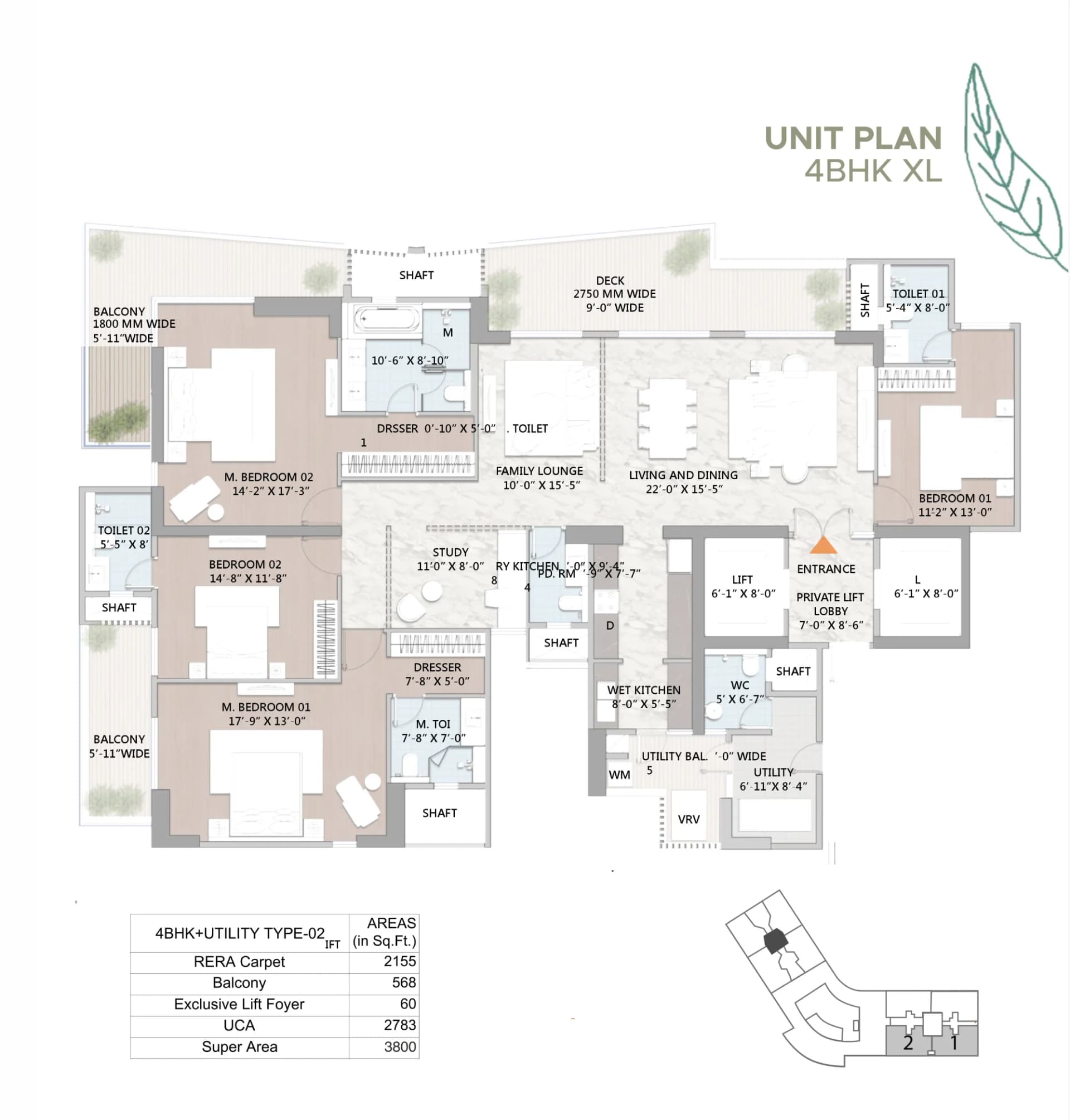 HCBS Twin Horizon floor plan