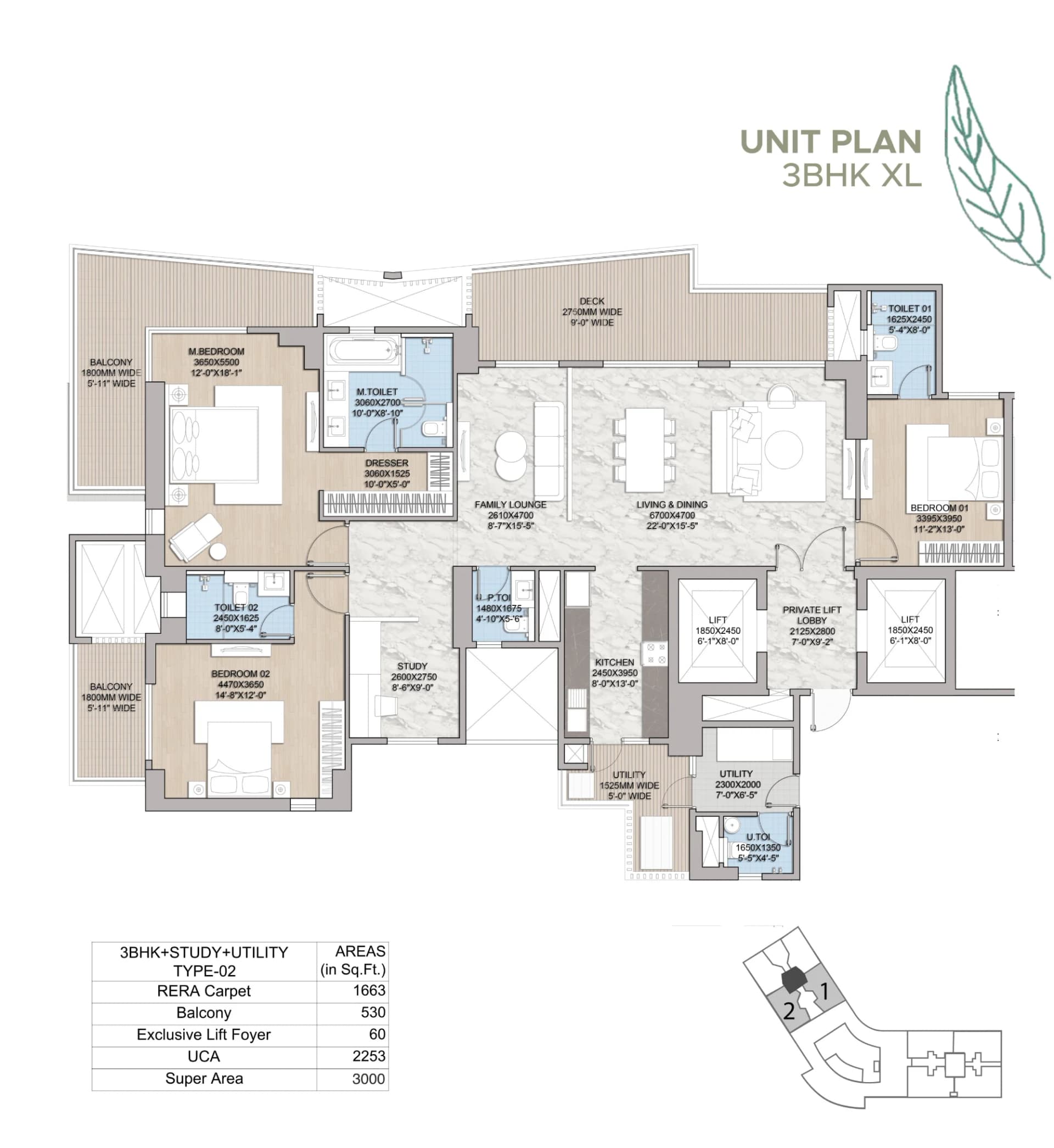 HCBS Twin Horizon floor plan