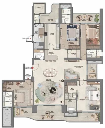 Whiteland Westin Residences floor plan