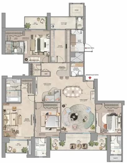 Whiteland Westin Residences floor plan