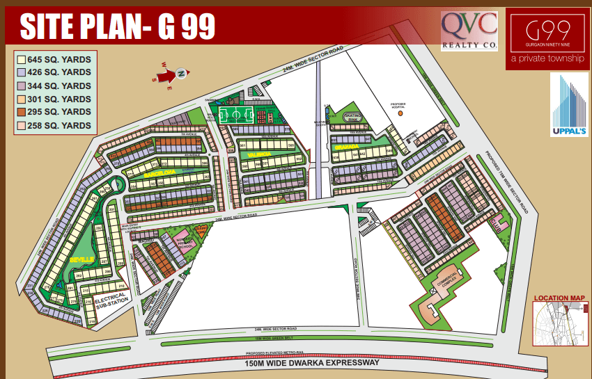 Uppal G99 floor plan