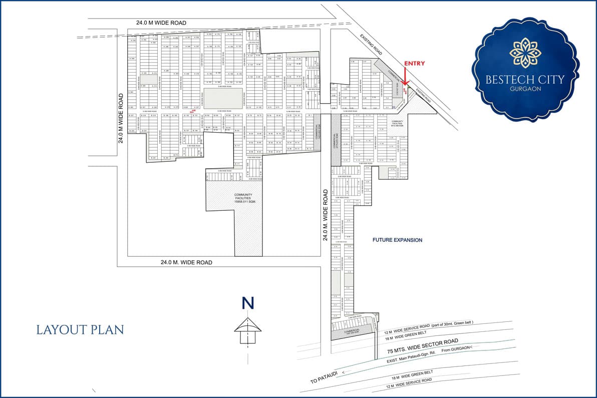 Bestech City 2 floor plan
