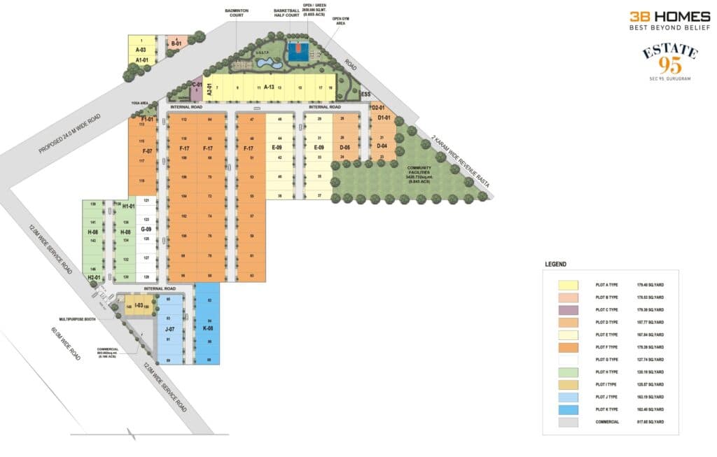 estate 95 site plan