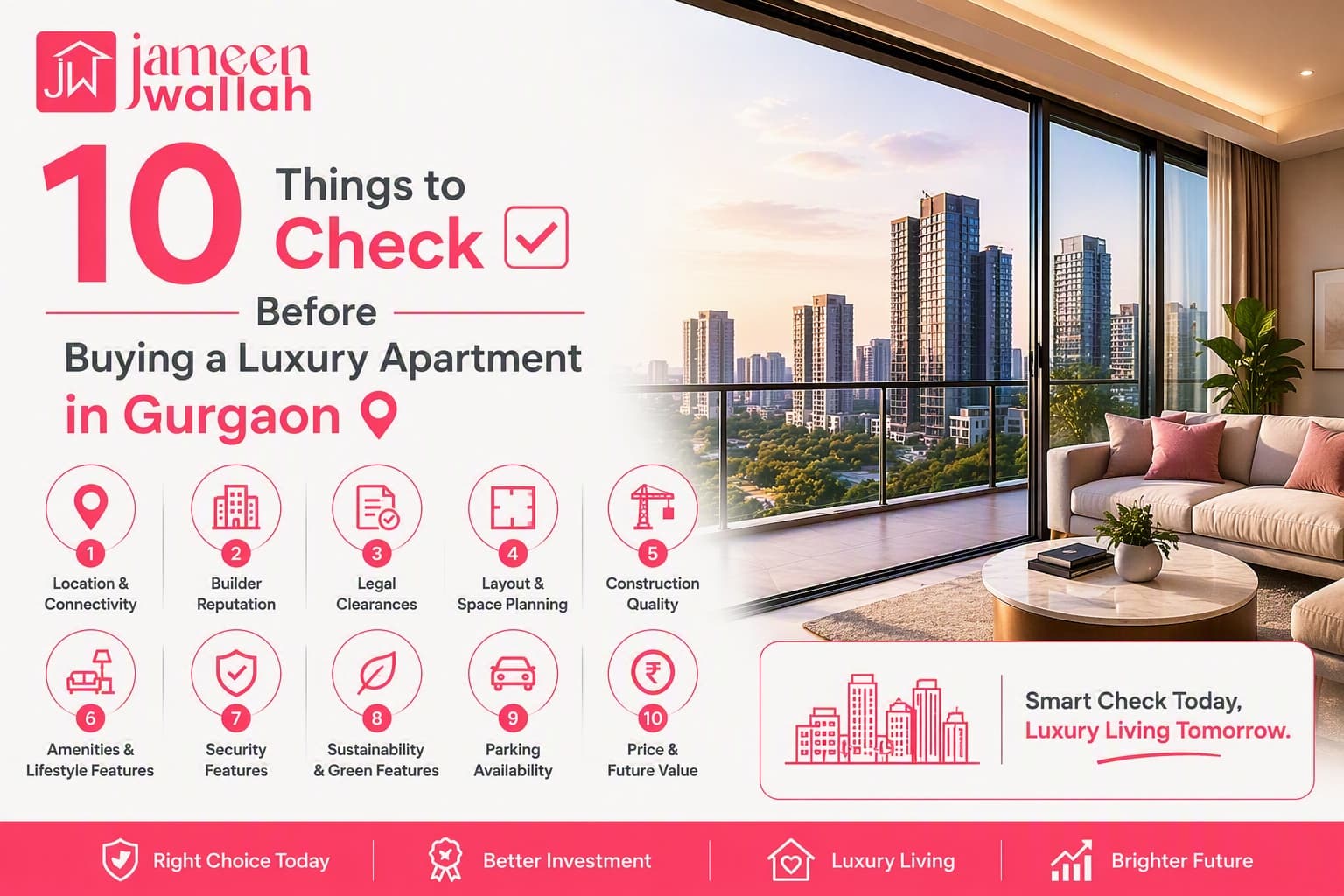 10 Things to Check Before Buying a Luxury Apartment in Gurgaon