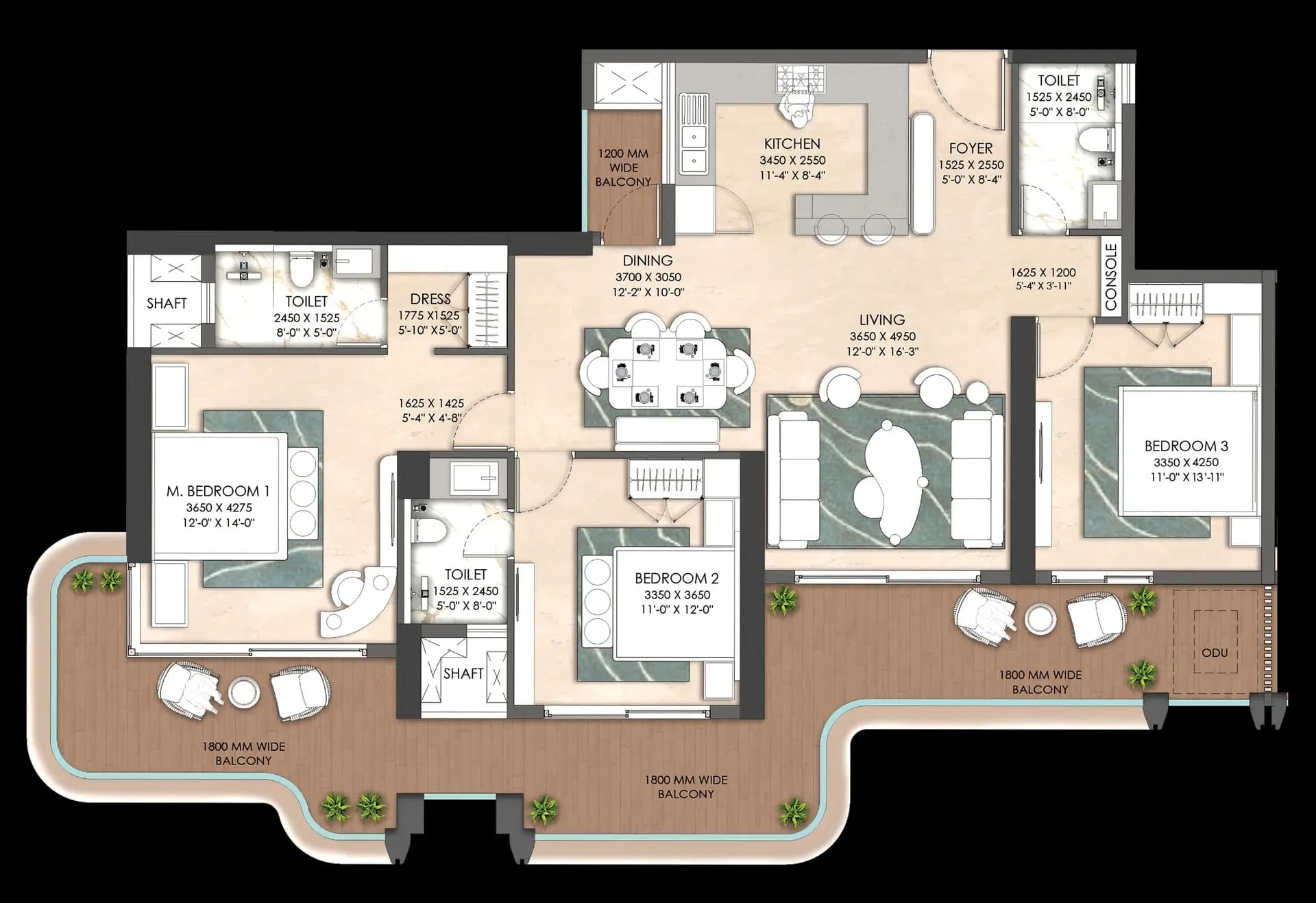 Origen Realty The Oryza floor plan