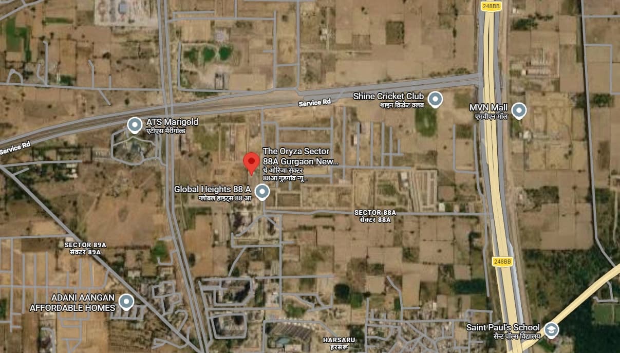 Origen Realty The Oryza site plan