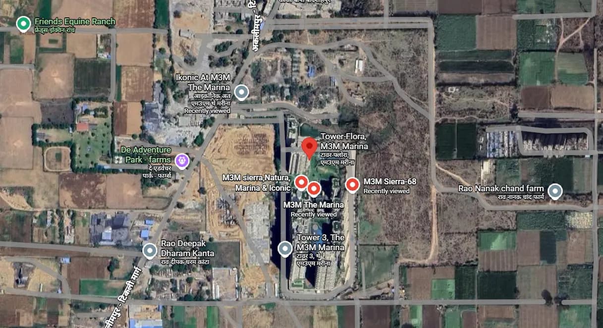 M3M Flora 68 site plan