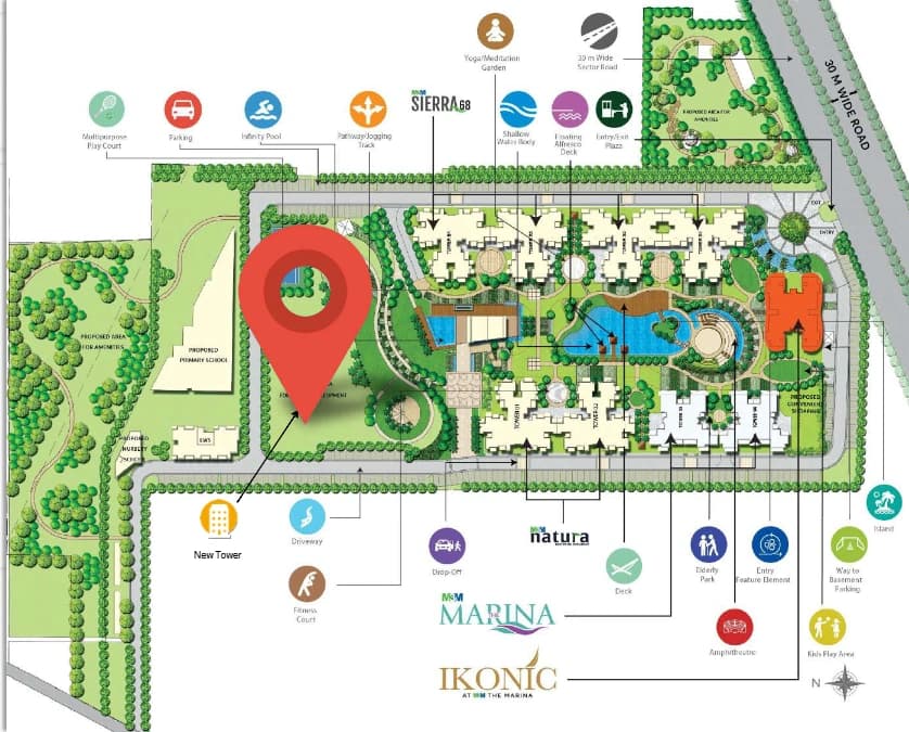M3M Flora 68 master plan