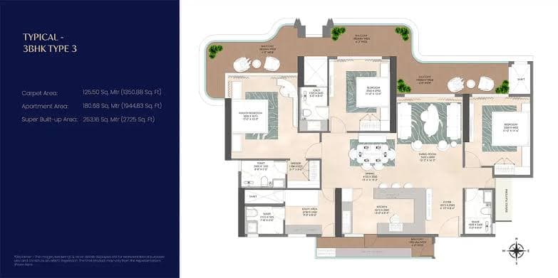 The Oryza floor plan