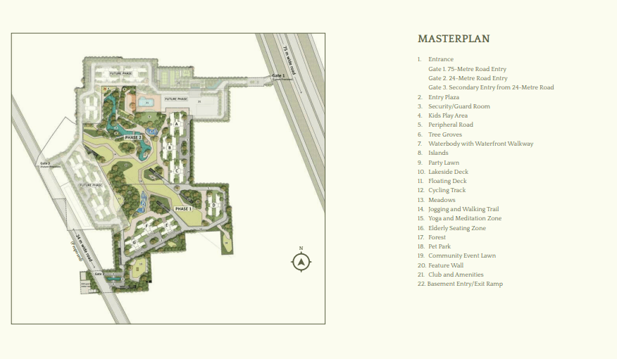 Emaar Serenity Hills master plan