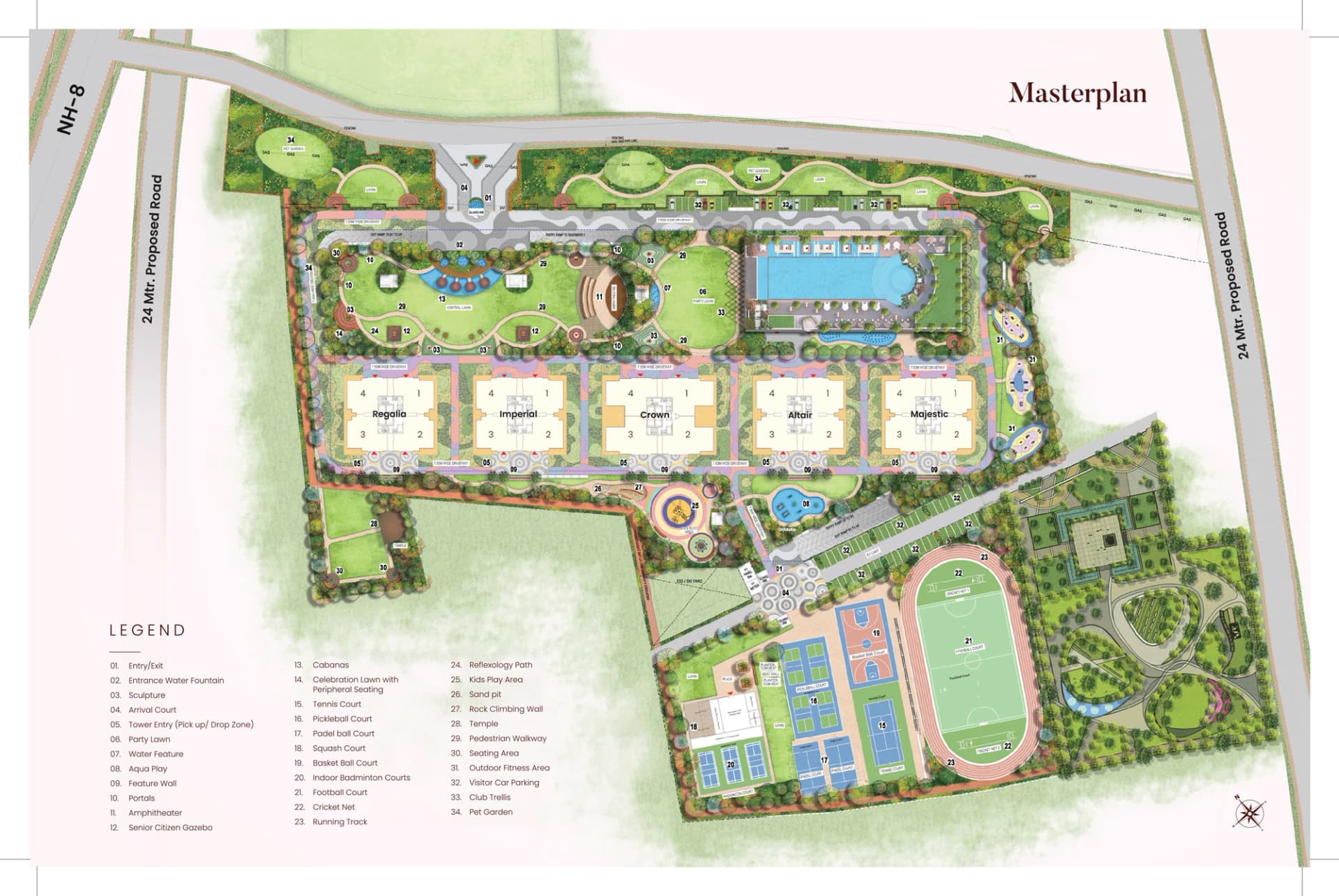 Suncity The Monarch master plan