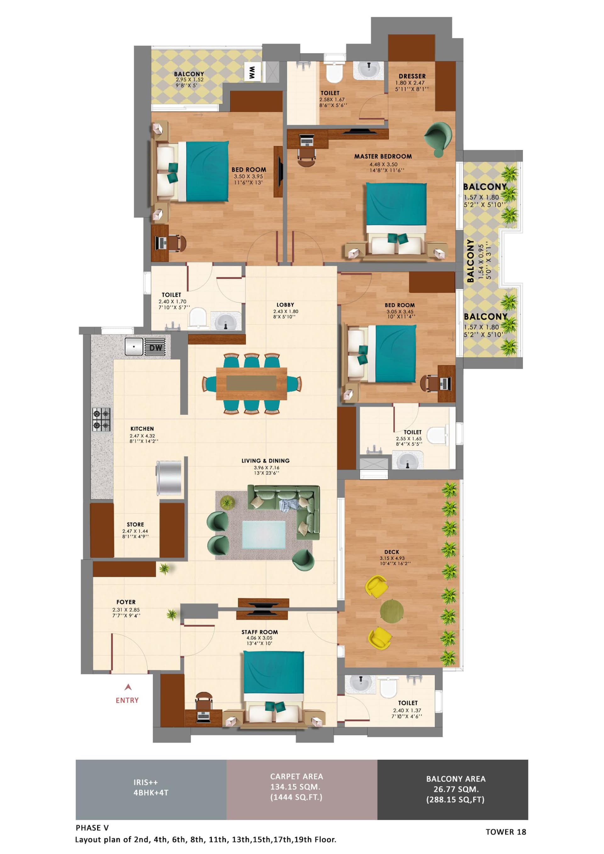 Ashiana Amarah floor plan