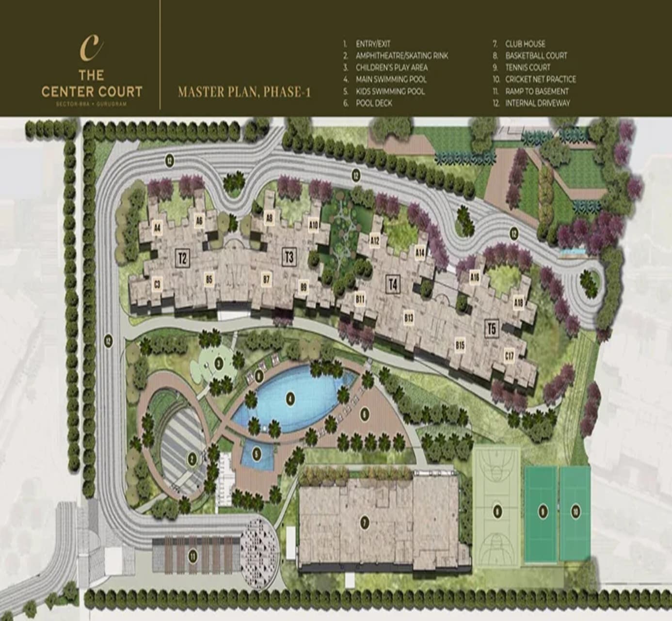 County The Center Court master plan