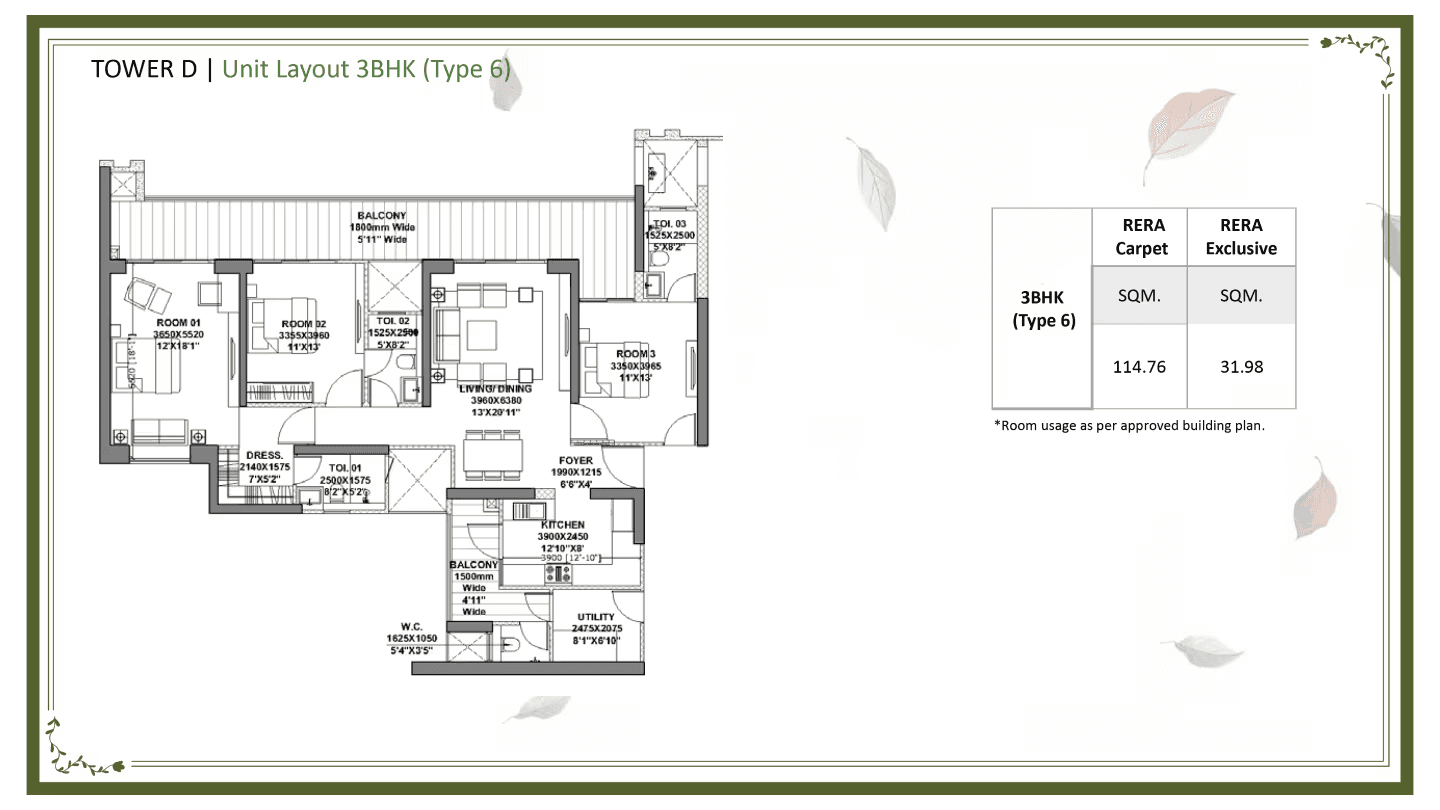 Godrej Vrikshya floor plan