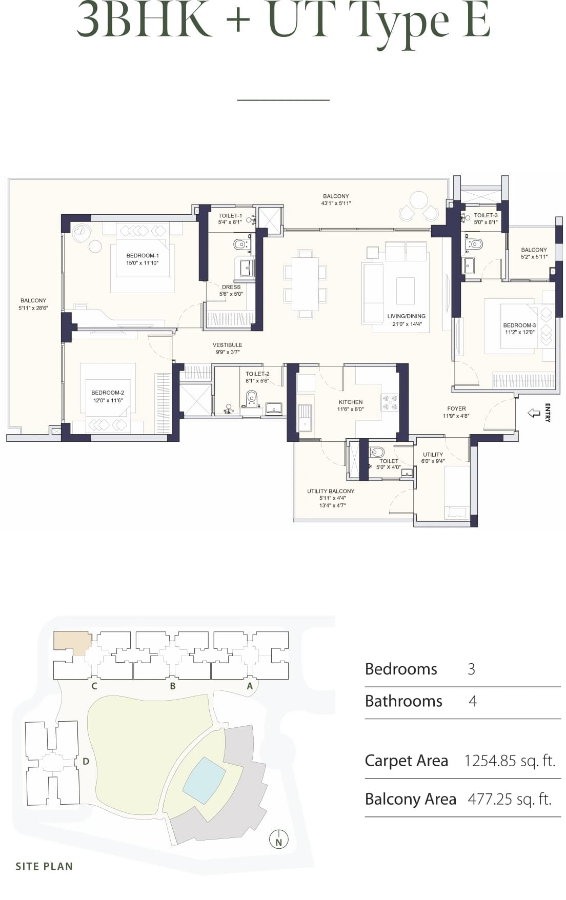 Conscient parq floor plan