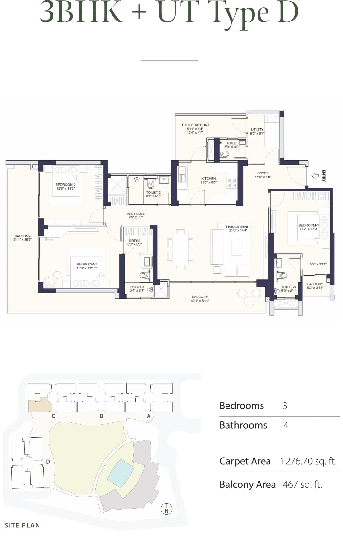 Conscient parq floor plan