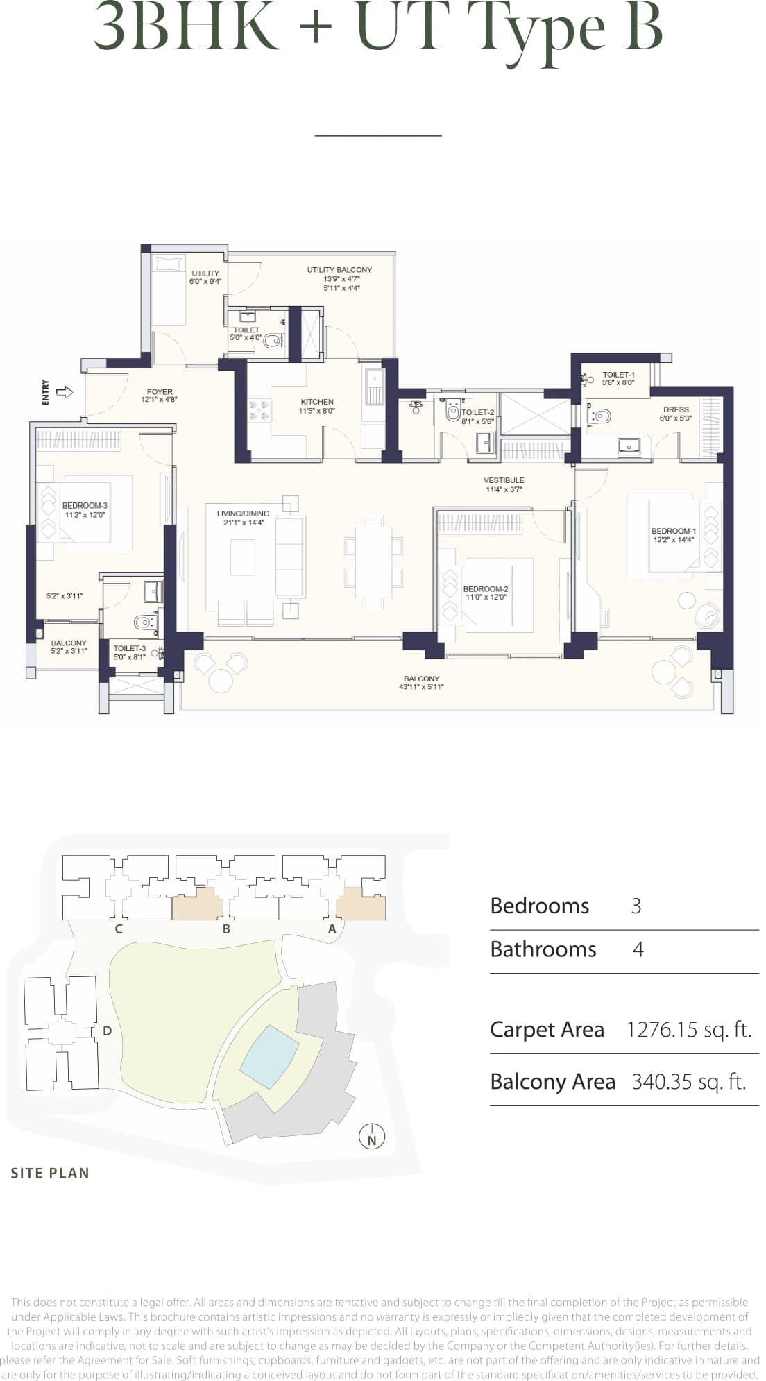 Conscient parq floor plan