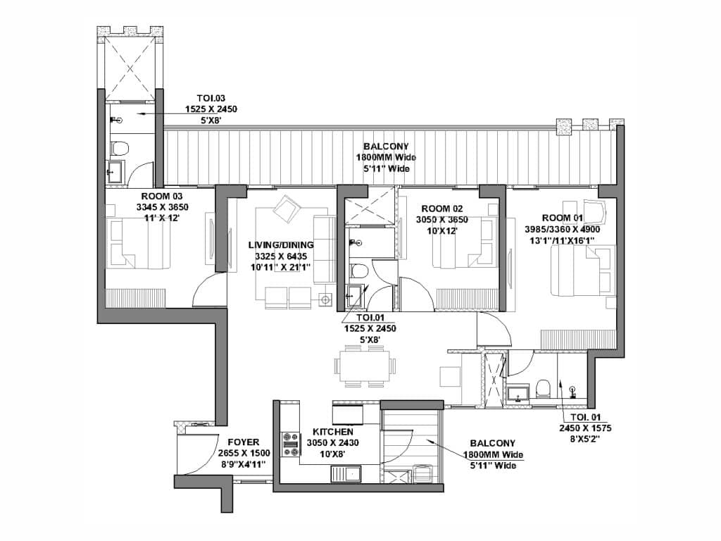 Godrej Vrikshya floor plan