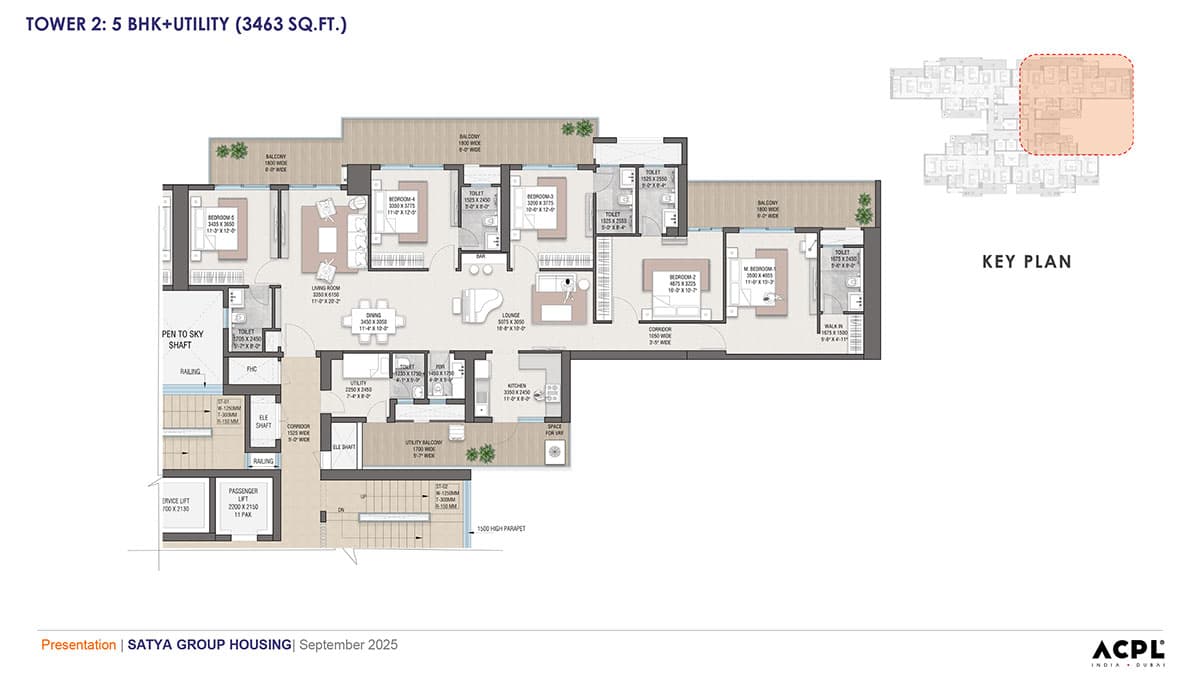 Satya Levante Residences floor plan