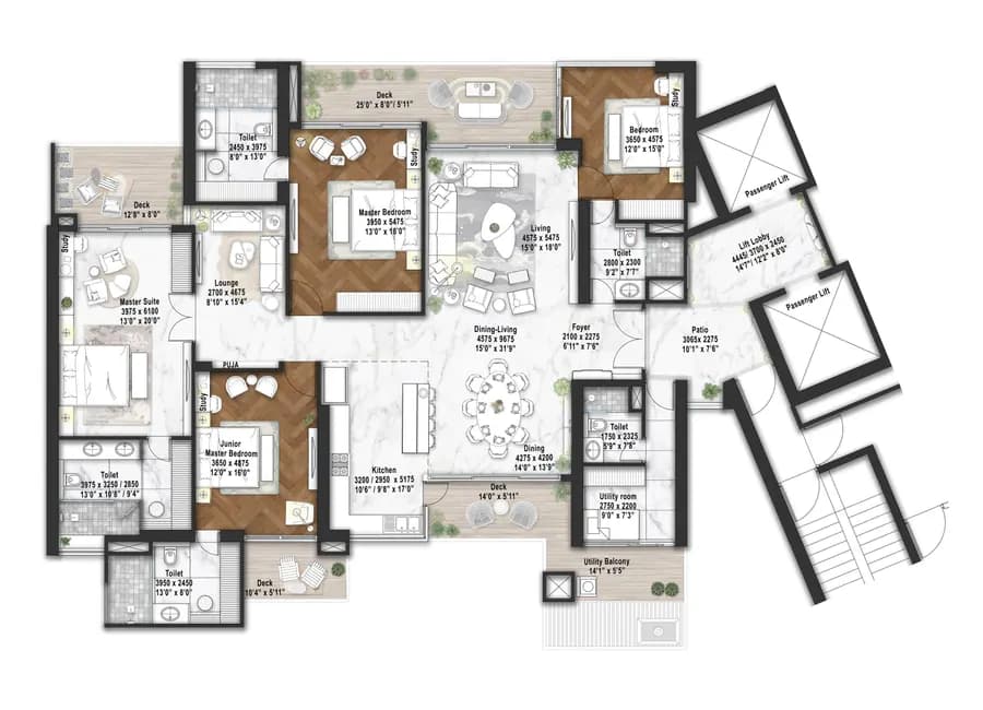 Elan The Statement floor plan