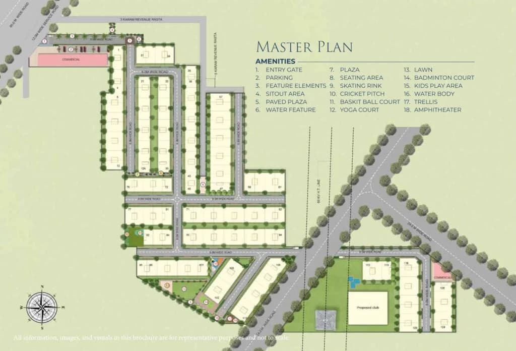 True Habitat Luxe Residency 112 floor plan